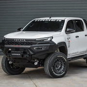 Atlas Series Bull Bar for Toyota Hilux (2026–Present) by Hamer 4x4 – Heavy-Duty Steel Front Bull Bar with Winch Compatibility and Integrated LED Lights