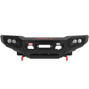 King Series Bull Bar for Toyota LandCruiser Prado 120 Series (2003–2009) by Hamer 4x4 – Heavy-Duty Steel Front Bull Bar with Winch Compatibility and LED Lights
