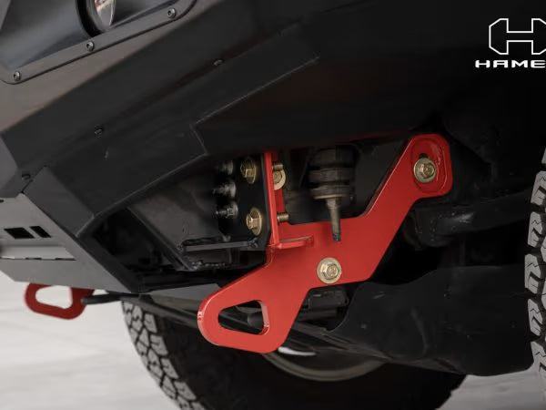 King Series Bull Bar for Toyota LandCruiser Prado 120 Series (2003–2009) by Hamer 4x4 – Heavy-Duty Steel Front Bull Bar with Winch Compatibility and Integrated LED Lights