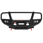King Series Plus Bull Bar for Toyota LandCruiser Prado 120 Series (2003–2009) by Hamer 4x4 – Heavy-Duty Steel Front Bull Bar with Winch Compatibility, LED Lights and Factory Sensor Compatibility