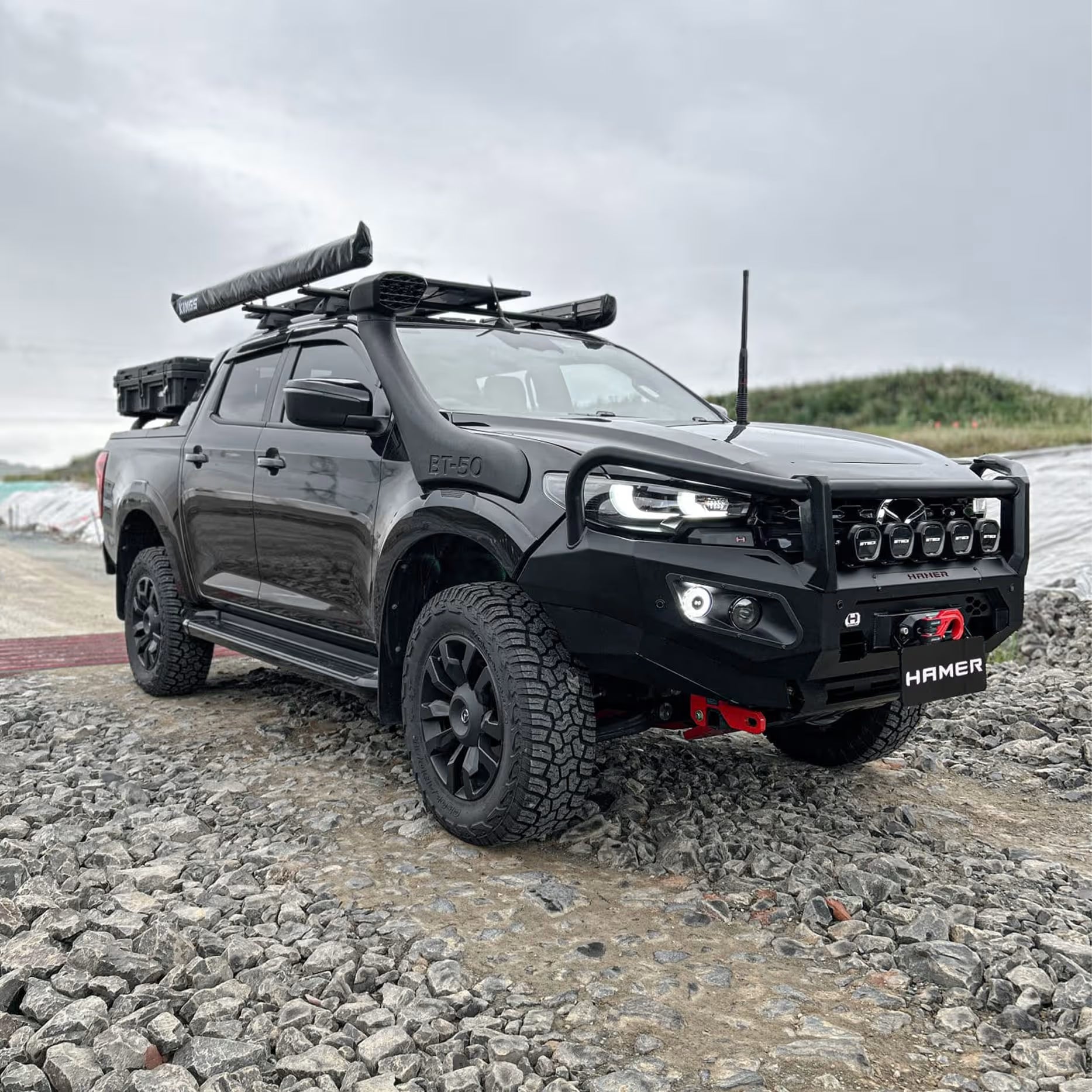 Hamer 4x4 King Series Plus looped bullbar for 2025 Mazda BT50