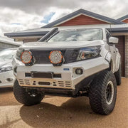 Aluminum front bar for Nissan Navara D23 2015–2019 including Rival fog lights set of 2 by Rival 4x4 Australia