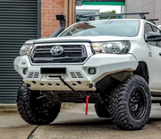 Toyota Hilux 2018-2021 Aluminum Front Bar with RIVAL Fog Lights Set of 2