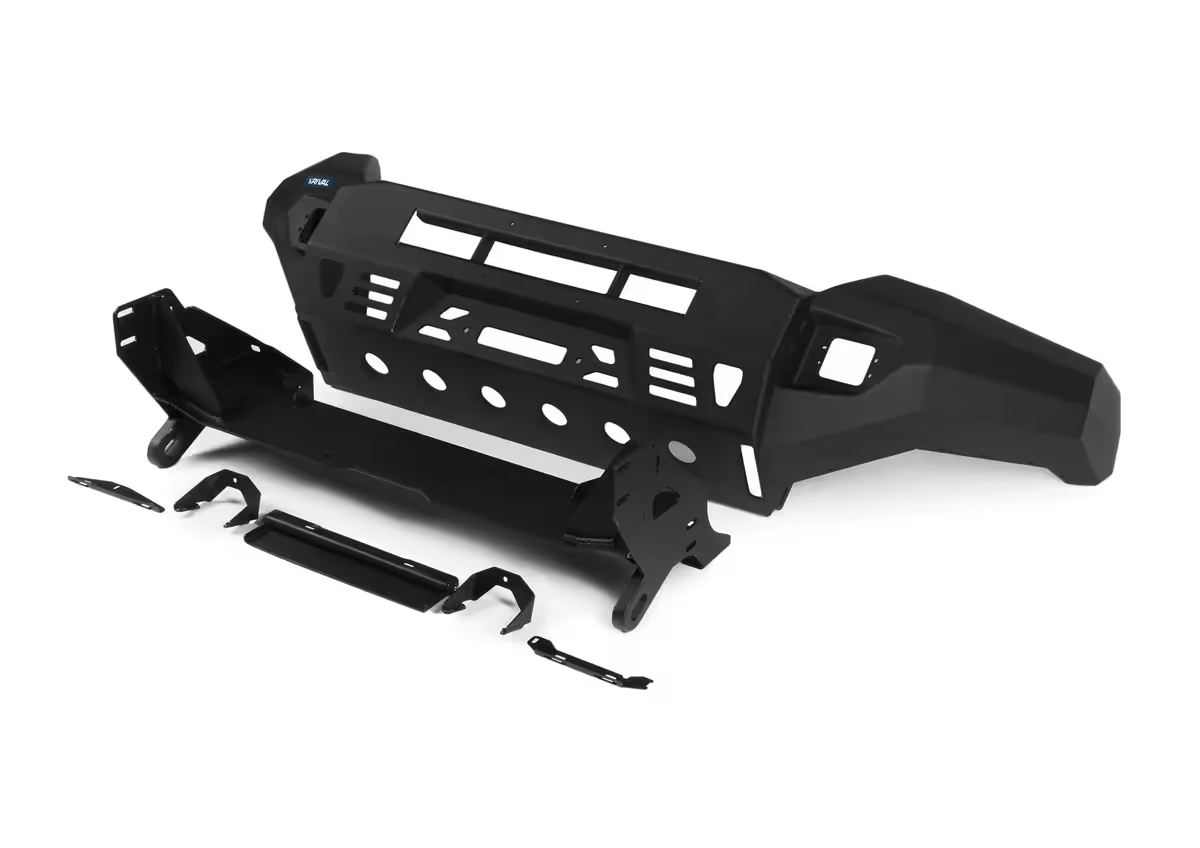 Aluminum Front Bar - Toyota LC200 2015–2021 (Includes RIVAL FOG Lights – Set of 2)