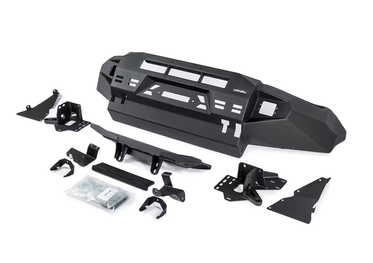 VW Amarok 2010-2023 Aluminum Front Bar with RIVAL Fog Lights Set Guard
