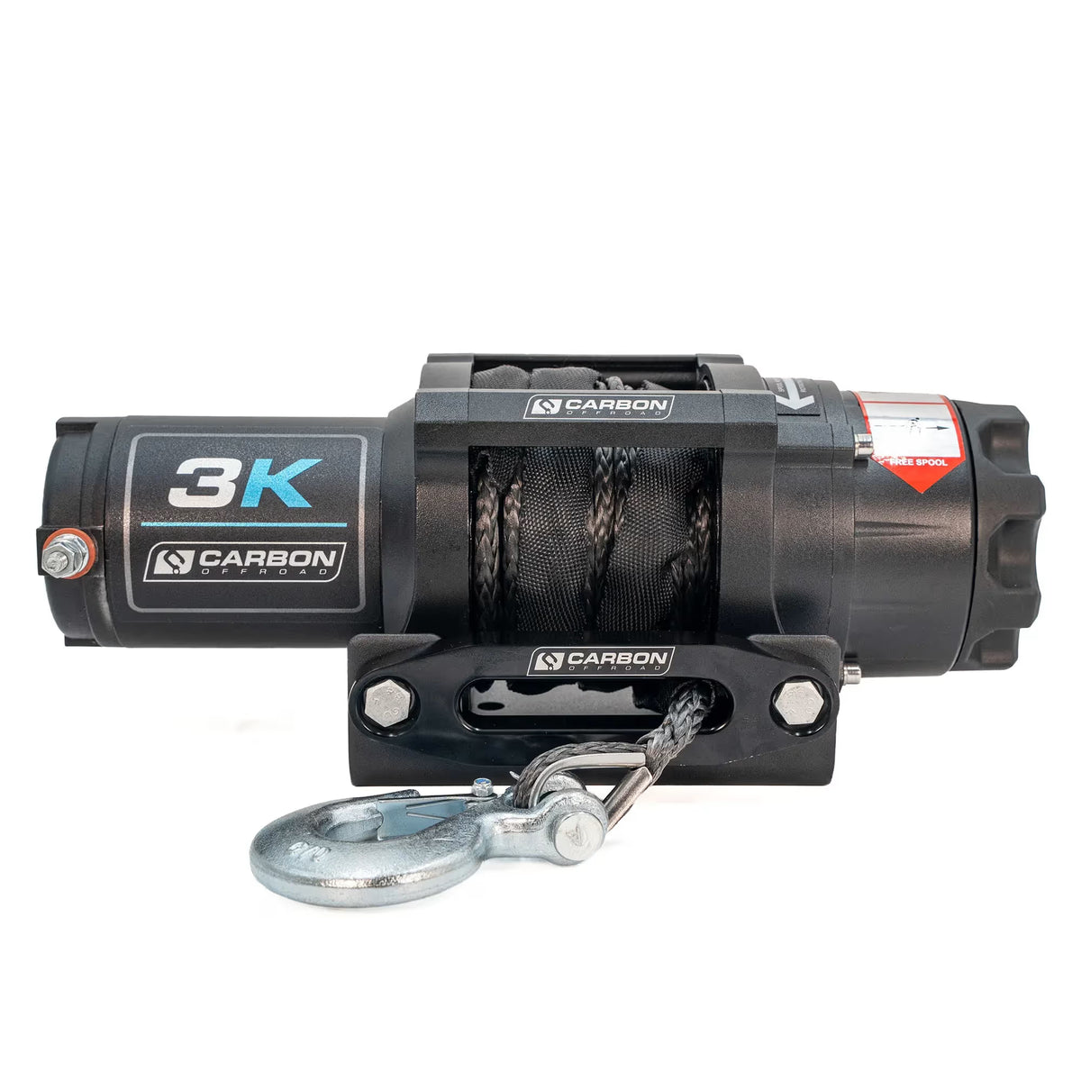Carbon 3.0k 3000lb ATV and Trailer Electric Winch