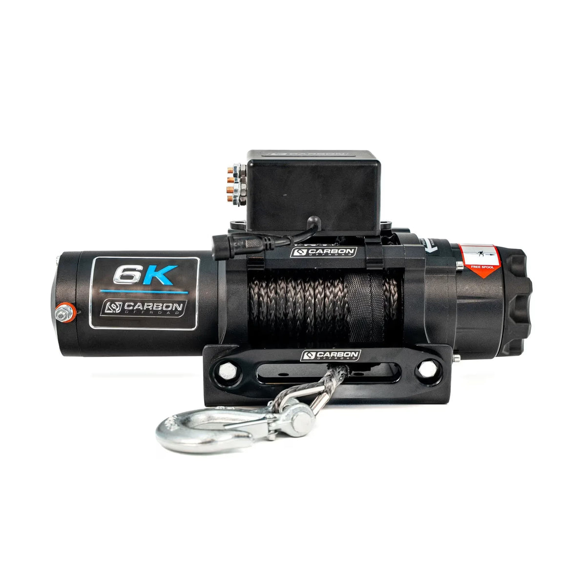 Carbon Offroad 6000lb ATV Small 4x4 Winch