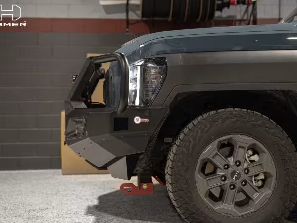 Hamer 4x4 front bull bar installed on off-road vehicle
