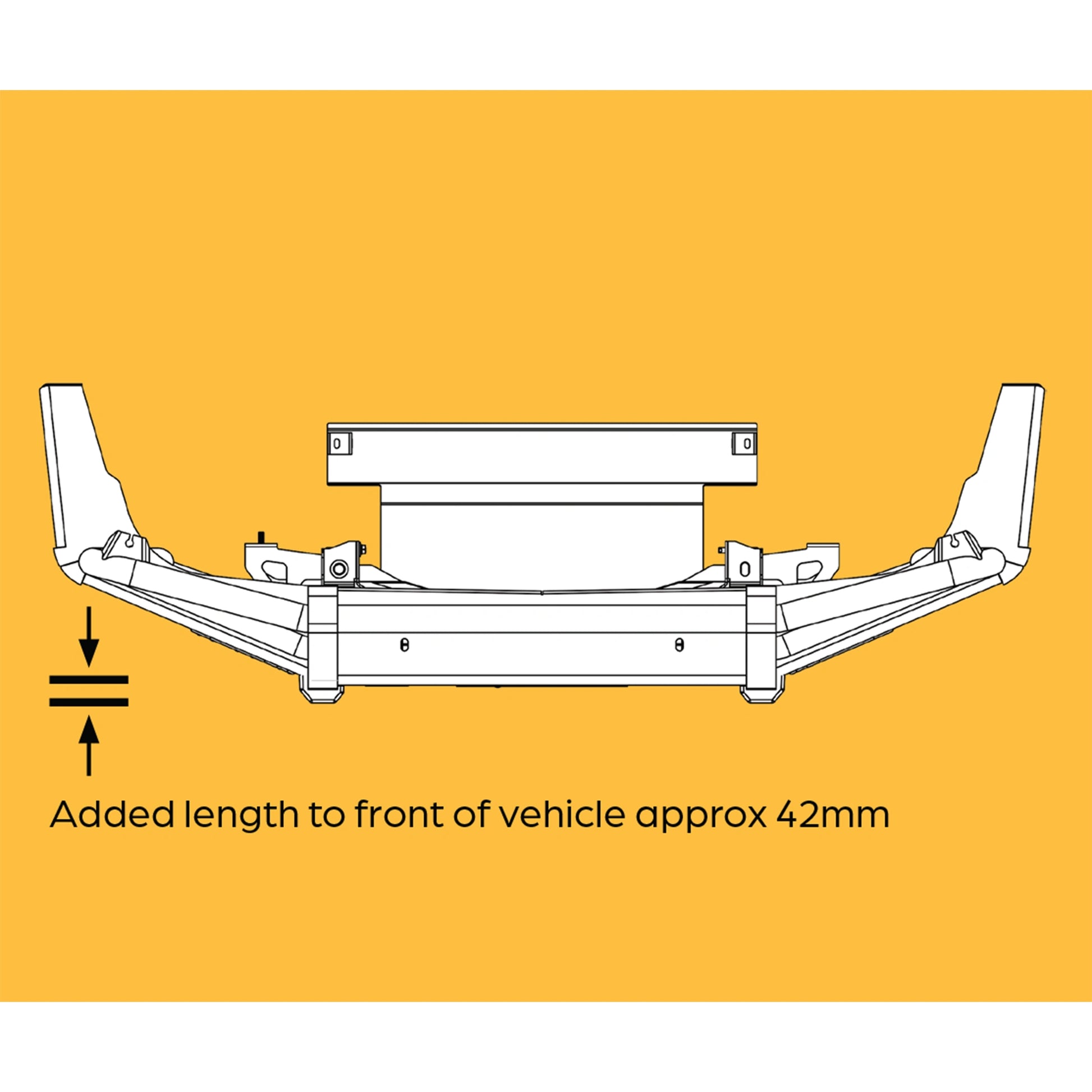 top product view oxley bull bar to suit toyota landcruiser 79 series dual cab 2024 strong steel construction matte black finish elevated 4x4