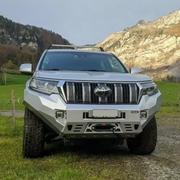 Aluminum Front Bar – Toyota LC 150 / Prado 2018–2023 (Includes RIVAL FOG Lights – Set of 2)